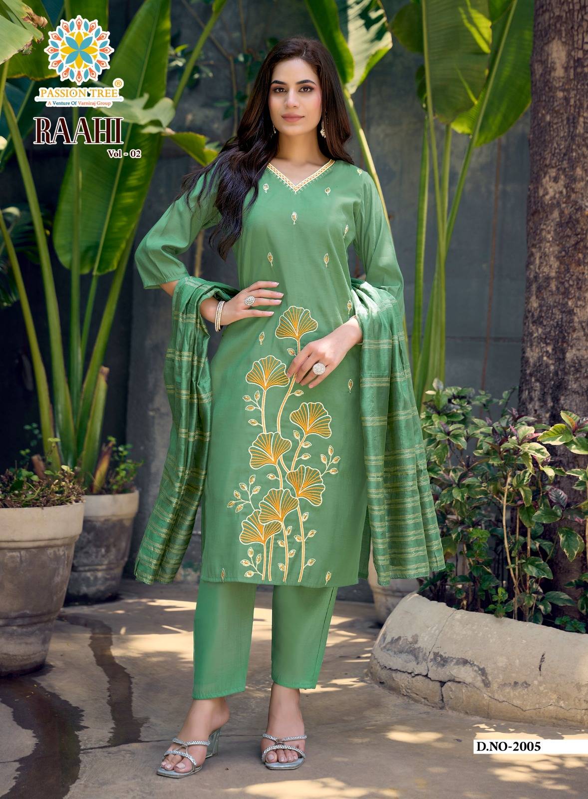 RAAHI VOL-2 By Passion Tree 2001 To 2008 Series Stylish Beautiful Colourful ROMAN SILK Dresses At Wholesale Price
